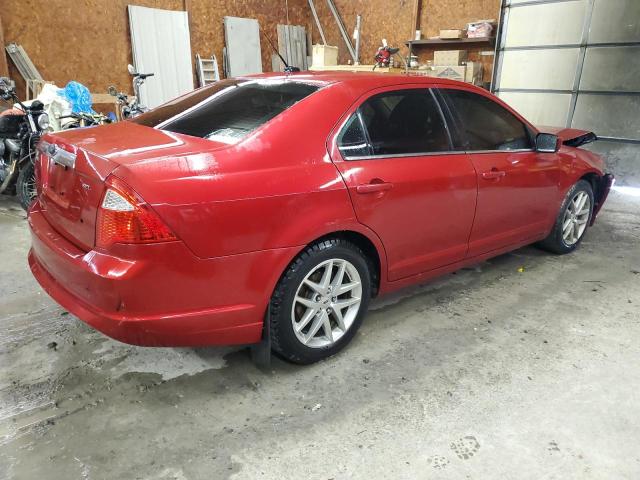 3FAHP0JA4AR312352 - 2010 FORD FUSION SEL RED photo 3