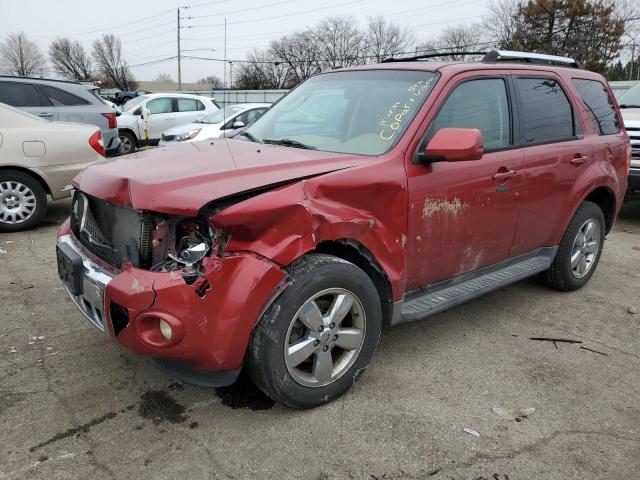 1FMCU0EG0CKB77014 - 2012 FORD ESCAPE LIMITED RED photo 1