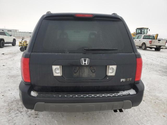 2HKYF18434H603659 - 2004 HONDA PILOT EX BLACK photo 6