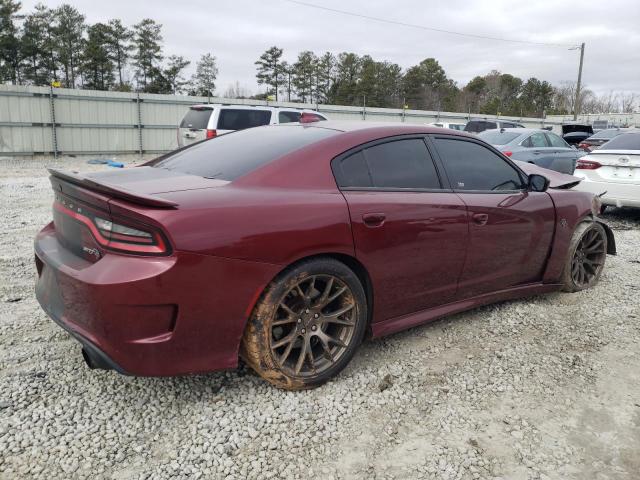 2C3CDXL9XJH311988 - 2018 DODGE CHARGER SRT HELLCAT BURGUNDY photo 3