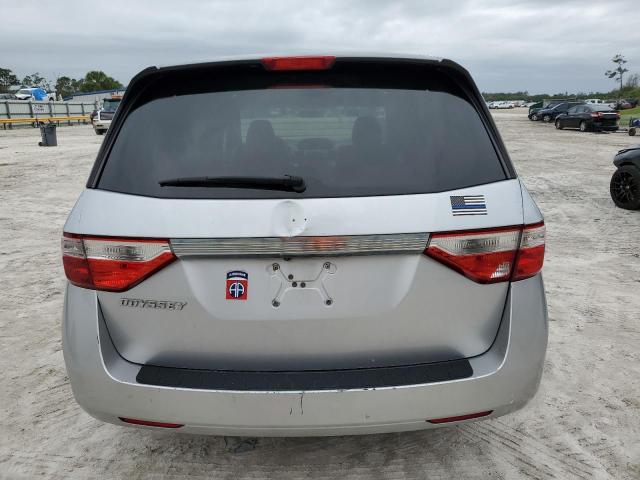 5FNRL5H42DB026867 - 2013 HONDA ODYSSEY EX SILVER photo 6