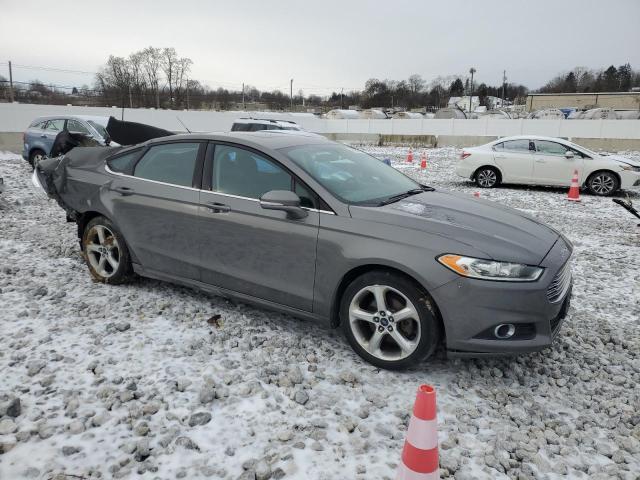 3FA6P0HR7DR385934 - 2013 FORD FUSION SE GRAY photo 4