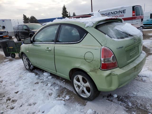 KMHCN36C88U066121 - 2008 HYUNDAI ACCENT SE GREEN photo 2