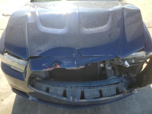 2C3CDXBG6EH363124 - 2014 DODGE CHARGER SE BLUE photo 11