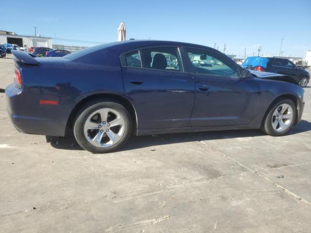 2C3CDXBG6EH363124 - 2014 DODGE CHARGER SE BLUE photo 3