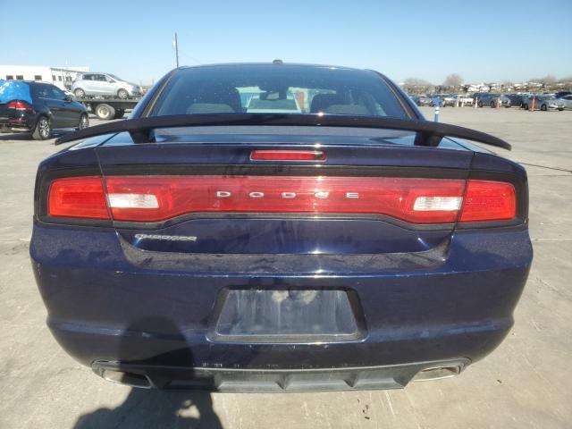 2C3CDXBG6EH363124 - 2014 DODGE CHARGER SE BLUE photo 6