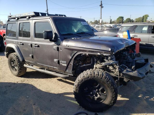 1C4HJXDG3JW272377 - 2018 JEEP WRANGLER U SPORT Сірий фото 4