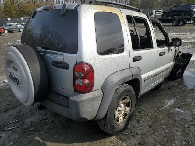 1J4GK48K07W576503 - 2007 JEEP LIBERTY SPORT SILVER photo 3