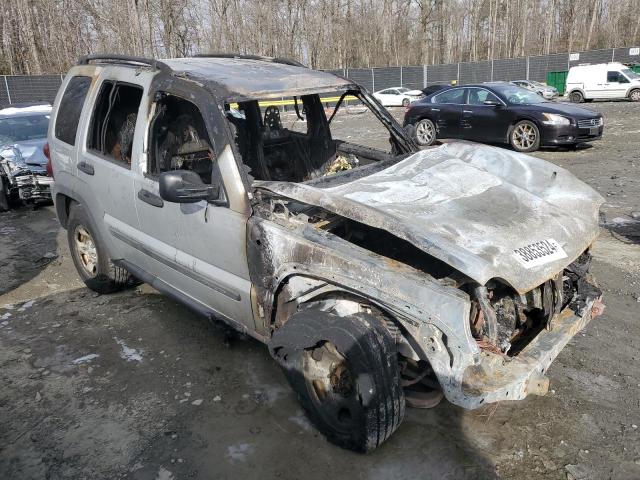 1J4GK48K07W576503 - 2007 JEEP LIBERTY SPORT SILVER photo 4