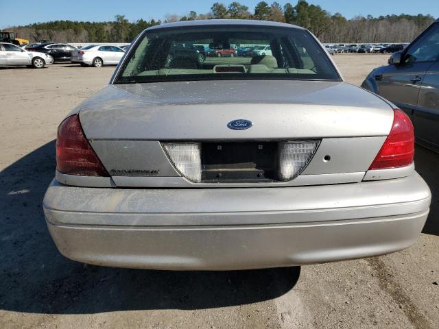 2FAFP74VX6X135765 - 2006 FORD CROWN VICT LX SILVER photo 6