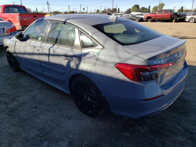 2HGFE2F54NH585194 - 2022 HONDA CIVIC SPORT BLUE photo 2