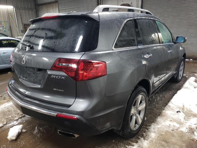 2HNYD2H67BH531118 - 2011 ACURA MDX TECHNOLOGY GRAY photo 3