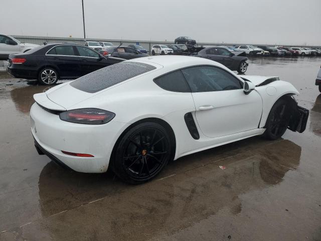 WP0AA2A82JK260195 - 2018 PORSCHE CAYMAN WHITE photo 3