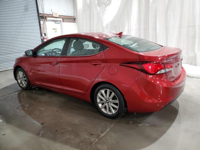 5NPDH4AE7FH623381 - 2015 HYUNDAI ELANTRA SE RED photo 2