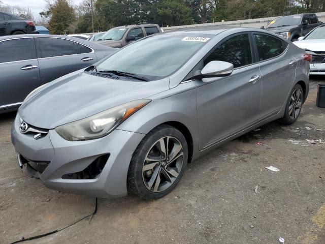 KMHDH4AE8EU100743 - 2014 HYUNDAI ELANTRA SE SILVER photo 1