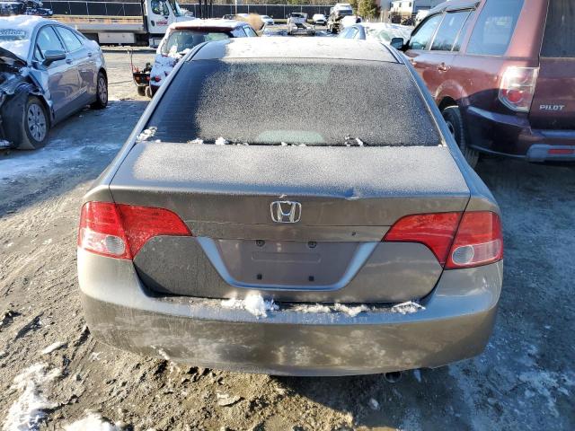 1HGFA15597L124022 - 2007 HONDA CIVIC LX CHARCOAL photo 6