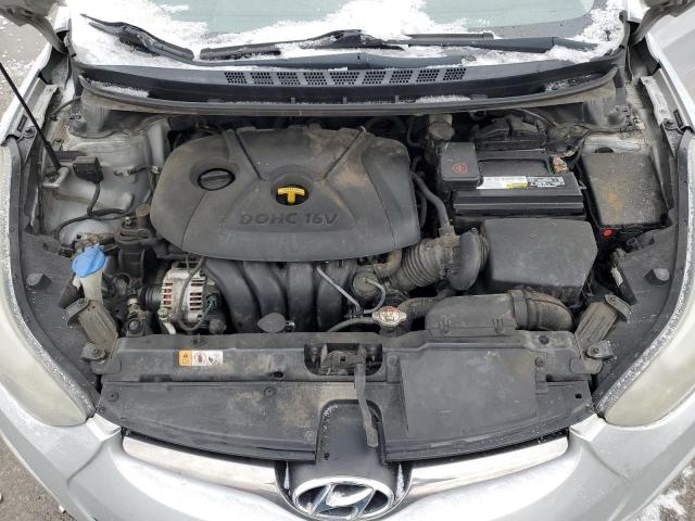 5NPDH4AE2EH464607 - 2014 HYUNDAI ELANTRA SE SILVER photo 11