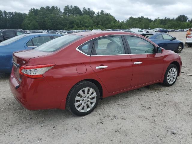 3N1AB7AP7EY325229 - 2014 NISSAN SENTRA S RED photo 3