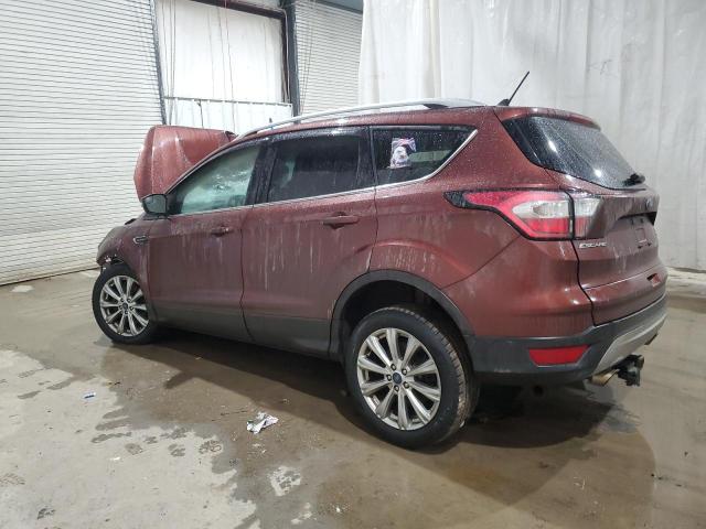 1FMCU9J99JUA12754 - 2018 FORD ESCAPE TITANIUM BROWN photo 2