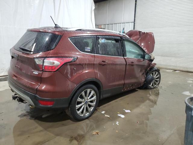 1FMCU9J99JUA12754 - 2018 FORD ESCAPE TITANIUM BROWN photo 3