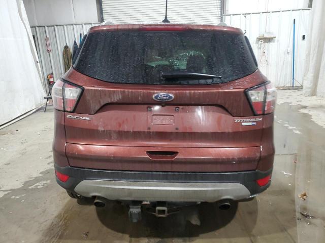 1FMCU9J99JUA12754 - 2018 FORD ESCAPE TITANIUM BROWN photo 6