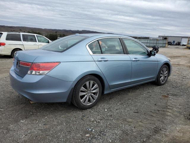 1HGCP2F86CA091325 - 2012 HONDA ACCORD EXL BLUE photo 3