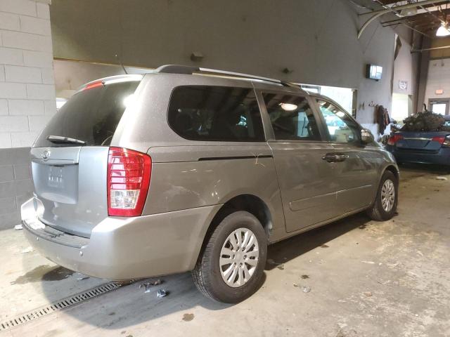 KNDMG4C74C6428765 - 2012 KIA SEDONA LX GRAY photo 3