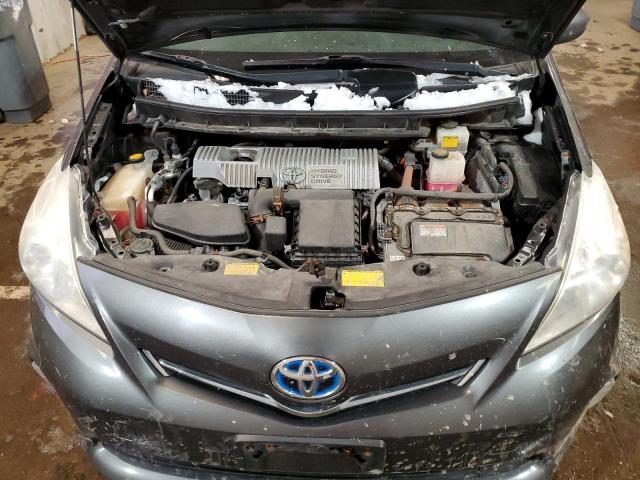 JTDZN3EU6D3208460 - 2013 TOYOTA PRIUS V GRAY photo 11