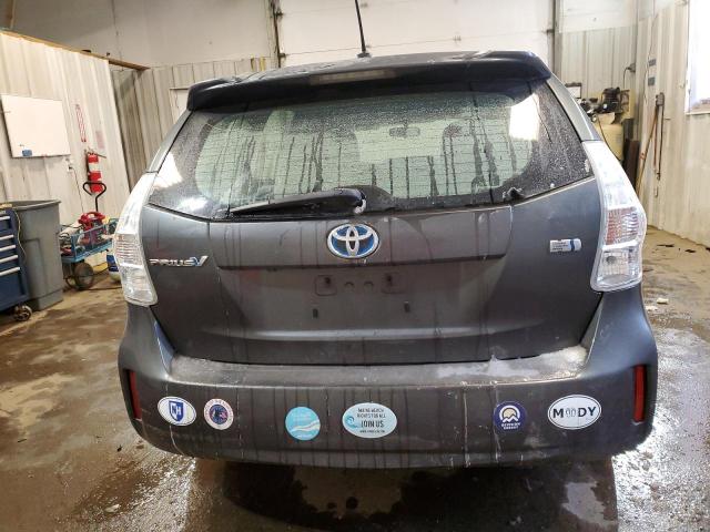 JTDZN3EU6D3208460 - 2013 TOYOTA PRIUS V GRAY photo 6