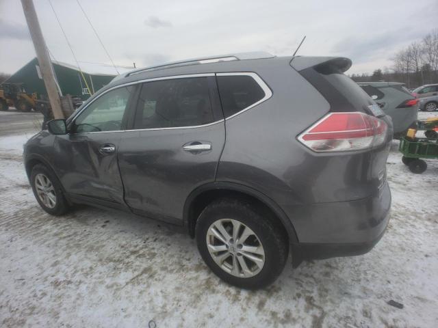 KNMAT2MV7GP663550 - 2016 NISSAN ROGUE S GRAY photo 2