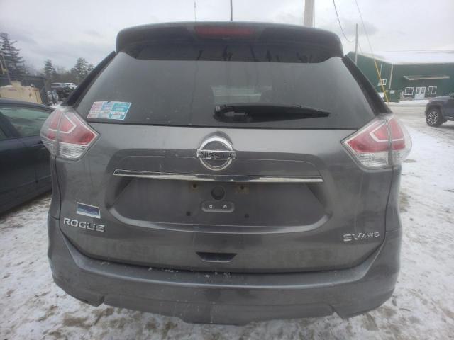 KNMAT2MV7GP663550 - 2016 NISSAN ROGUE S GRAY photo 6