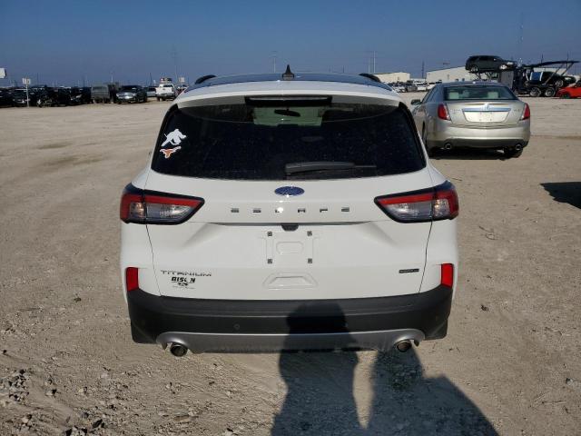 1FMCU9DZXMUA59307 - 2021 FORD ESCAPE TITANIUM WHITE photo 6