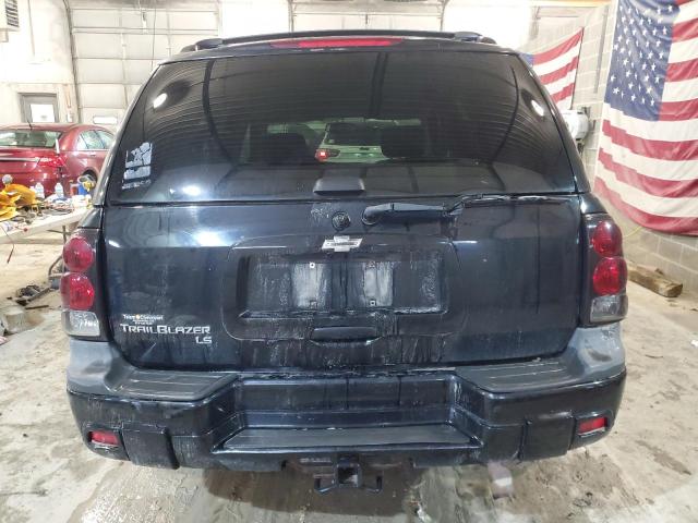 1GNDS13S362184904 - 2006 CHEVROLET TRAILBLAZE LS BLACK photo 6