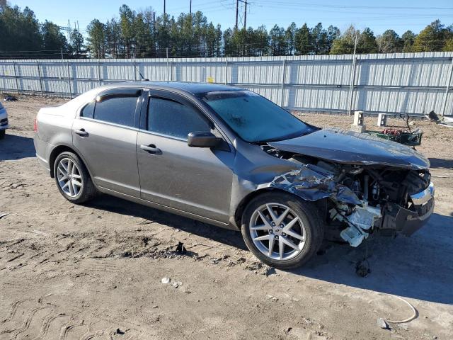 3FAHP0HA0BR344562 - 2011 FORD FUSION SE GRAY photo 4