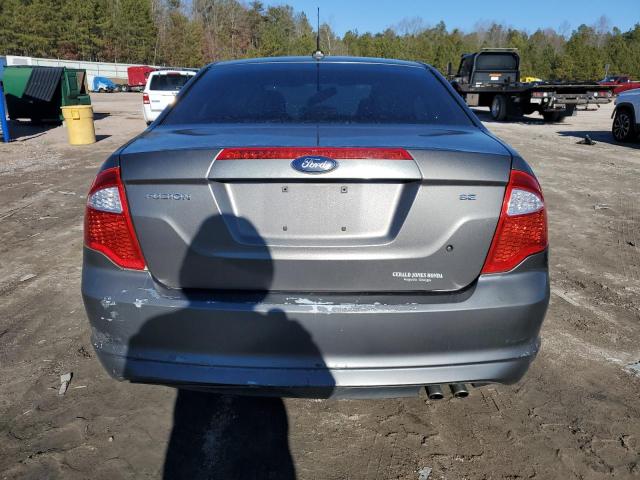 3FAHP0HA0BR344562 - 2011 FORD FUSION SE GRAY photo 6