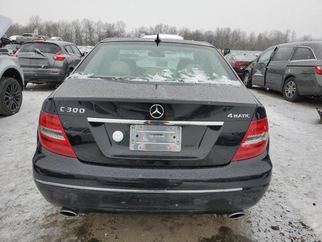 WDDGF8AB9DA810700 - 2013 MERCEDES-BENZ C 300 4MATIC BLACK photo 6