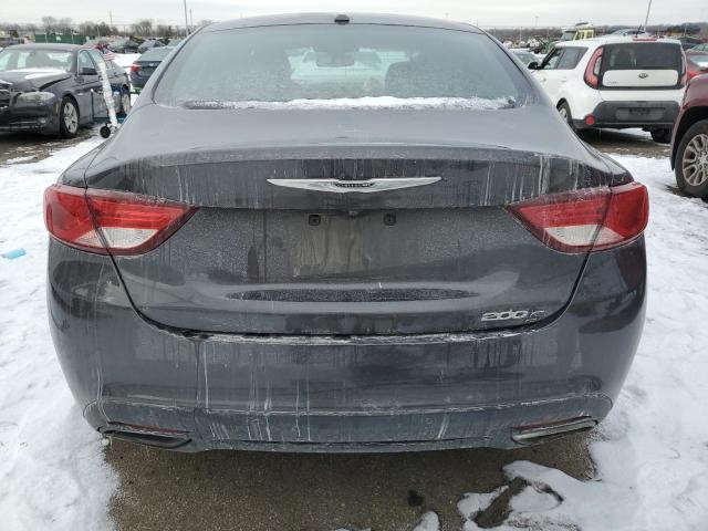 1C3CCCBB8GN123910 - 2016 CHRYSLER 200 S GRAY photo 6