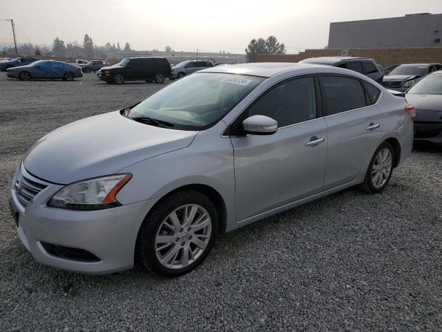 3N1AB7AP5EY207986 - 2014 NISSAN SENTRA S SILVER photo 1