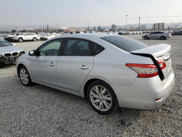 3N1AB7AP5EY207986 - 2014 NISSAN SENTRA S SILVER photo 2