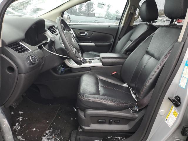 2FMDK4JC8DBB48814 - 2013 FORD EDGE SEL SILVER photo 7