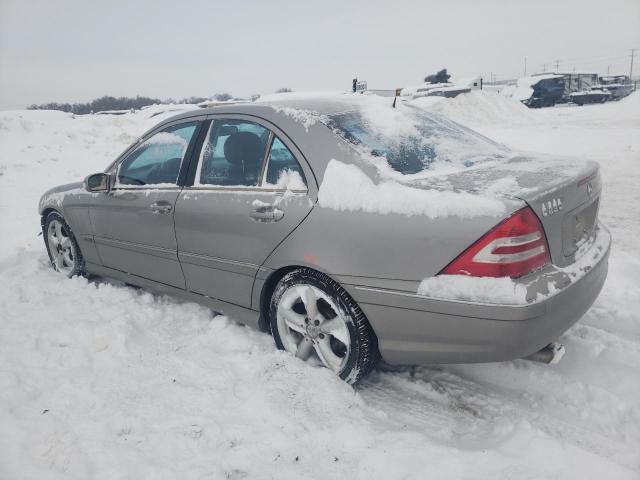 WDBRF52H06F733711 - 2006 MERCEDES-BENZ C 230 SILVER photo 2