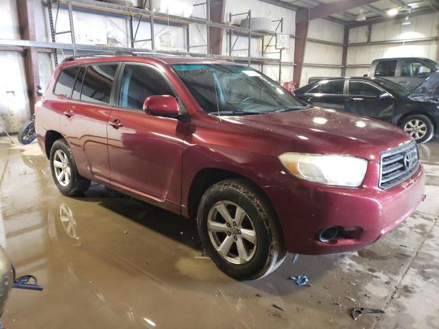 JTEES41A782026153 - 2008 TOYOTA HIGHLANDER MAROON photo 4