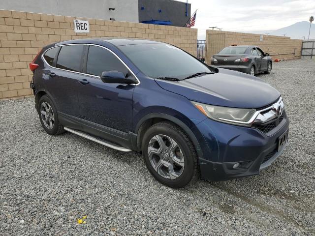 7FARW1H83HE001487 - 2017 HONDA CR-V EXL BLUE photo 4