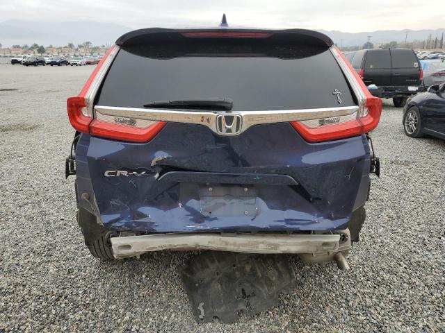 7FARW1H83HE001487 - 2017 HONDA CR-V EXL BLUE photo 6