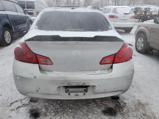 JNKBV61F48M250182 - 2008 INFINITI G35 SILVER photo 6