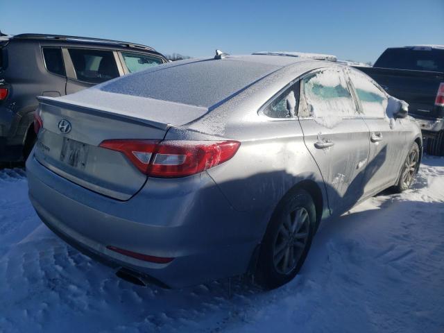 5NPE24AF7FH179000 - 2015 HYUNDAI SONATA SE GRAY photo 3