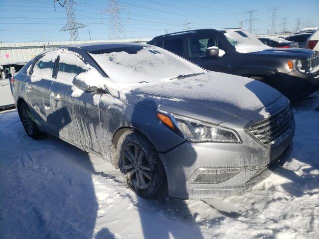 5NPE24AF7FH179000 - 2015 HYUNDAI SONATA SE GRAY photo 4