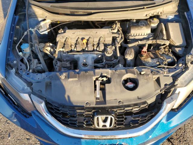 19XFB2F82FE211150 - 2015 HONDA CIVIC EX BLUE photo 11