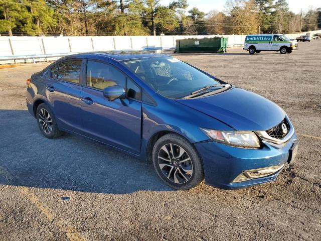 19XFB2F82FE211150 - 2015 HONDA CIVIC EX BLUE photo 4