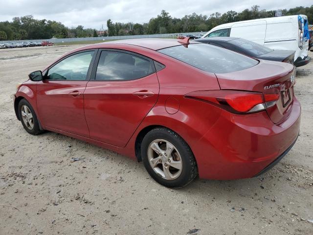 5NPDH4AE2FH557239 - 2015 HYUNDAI ELANTRA SE RED photo 2